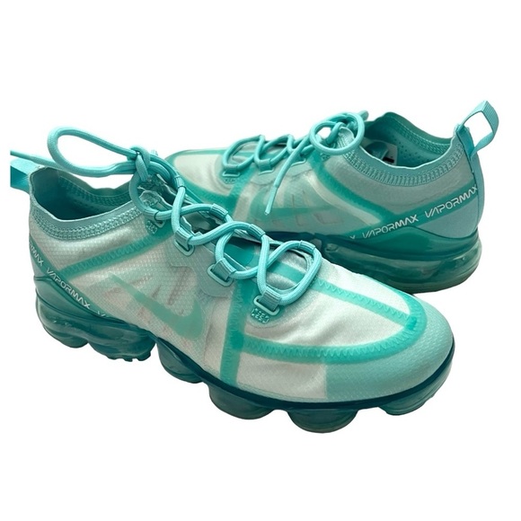 Nike Air VaporMax 2019 Teal Tint Hyper Turquoise (Women's) Running Shoe Size 6.5 - Picture 1 of 16